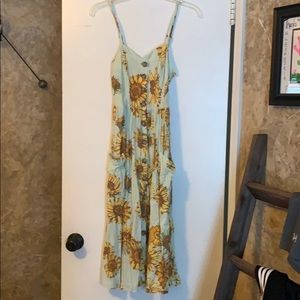 Spring Sunflower Dress from Urban Outfitters